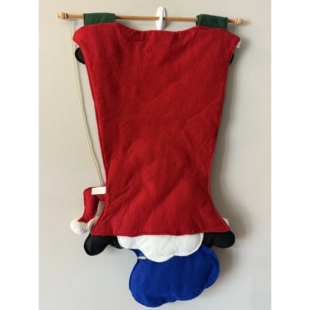Vintage Advent Calendar Countdown Christmas Wall Hanging Santa's Bag 32